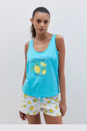 OVS OVS , Pigiama Corto Con Stampa Limoni, Donna