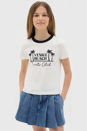OVS T-shirt Bianca Stampa "venice Beach", Bambina