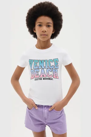 OVS T-shirt Bianca In Cotone Stretch Con Stampa, Bambina