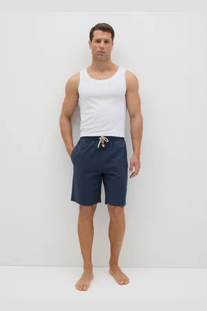 OVS OVS , Shorts Pigiama In Cotone E Lino, Uomo