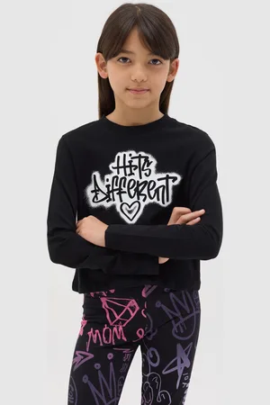 OVS T-shirt Maniche Lunghe In Cotone "hits Different", Bambina