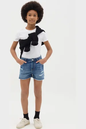 OVS Shorts Cinque Tasche Con Abrasioni, Bambina