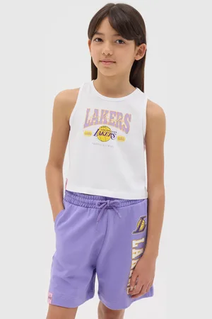 AmazonBasics Tank Top In Cotone Los Angeles Lakers, Bambina