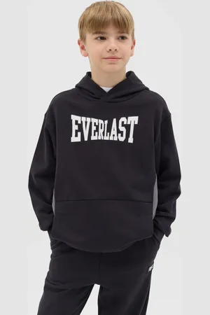 Everlast Felpa Da Ragazzo In Puro Cotone Regular Fit Con Cappuccio, Bambino