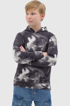 OVS Felpa Con Cappuccio E Stampa Skaters, Bambino