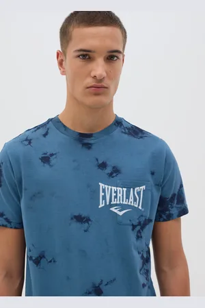 Everlast T-shirt Da Uomo In Puro Cotone Regular Fit Con Stampa Everlast
