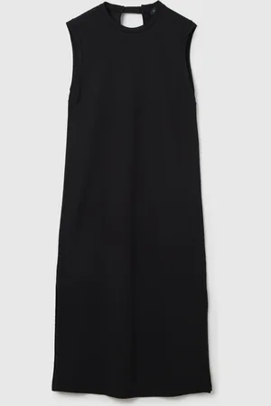 PIOMBO Abito Lungo Da Donna In Puro Cotone Con Chiusura Zip
