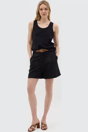 OVS OVS , Shorts Da Donna In Misto Lino E Viscosa Regular Fit