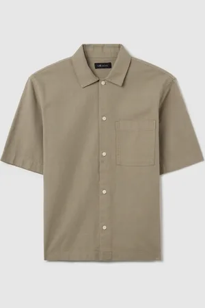 OVS Camicia A Maniche Corte In Cotone, Uomo