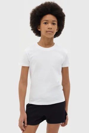 OVS T-shirt Da Ragazza In Puro Cotone Bianca Regular Fit Con Girocollo, Bambina