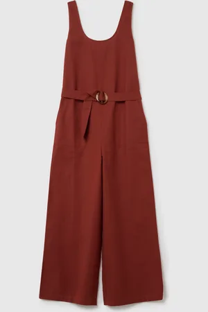 OVS Tuta Da Donna In Cotone E Lino Wide Fit Con Cintura