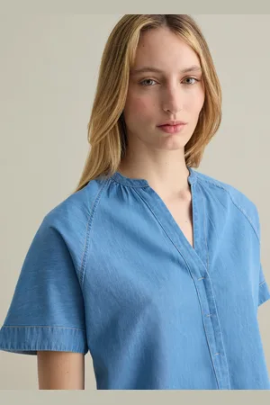 PIOMBO Blusa In A Maniche Corte, Donna
