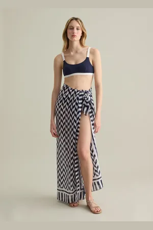 PIOMBO Gonna Lunga Da Donna In Puro Cotone Regular Fit