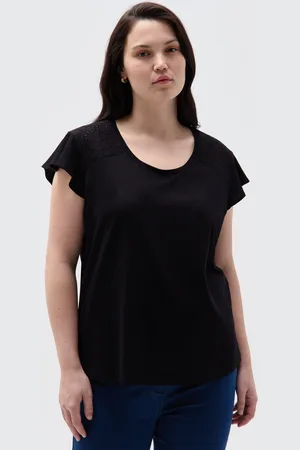 OVS T-shirt Con Inserto In Sangallo Curvy, Donna