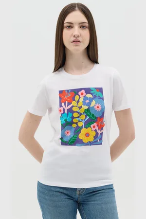 OVS OVS , T-shirt Da Donna In Puro Cotone Regular Fit