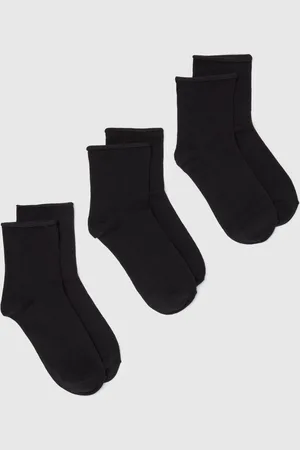 OVS OVS , Tripack Calze Corte Con Piccolo Risvolto, Donna