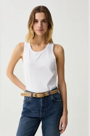 OVS OVS , Tank Top Essential In Cotone Con Scollo Rotondo, Donna