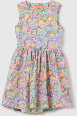 Love Therapy Abito Da Bambina In Puro Cotone Regular Fit