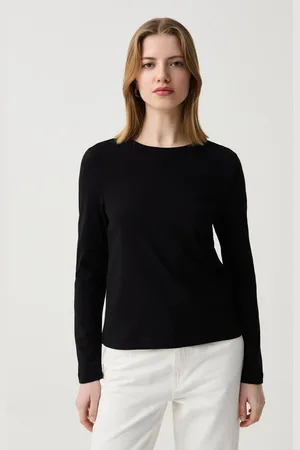 OVS OVS , T-shirt Essential In Cotone A Maniche Lunghe, Donna