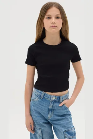 OVS T-shirt Da Ragazza In Cotone Elasticizzato Slim Fit, Bambina