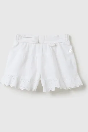 FAGOTTINO Shorts Da Bambina In Puro Cotone Regular Fit