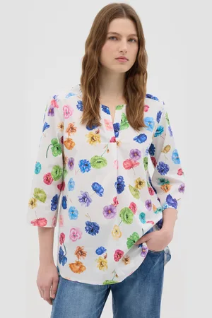 Hybrid Blusa Da Donna In Cotone Elasticizzato Regular Fit
