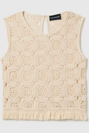 OVS Tank Top Crochet Con Frange , Donna