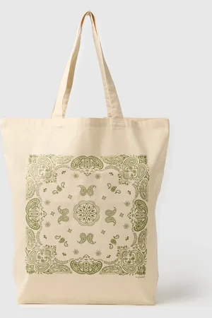 PIOMBO Borsa Shopper In Puro Cotone Con Manici Lunghi, Uomo