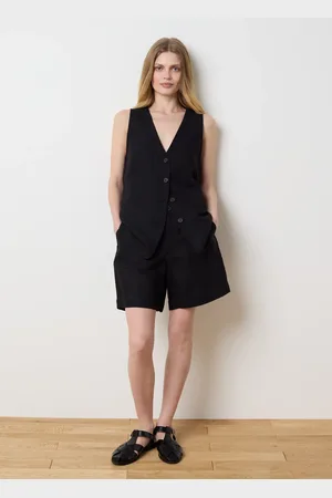 OVS Gilet In Lino E Viscosa , Donna