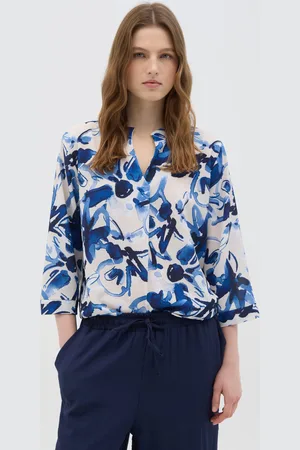 Hybrid Blusa Da Donna In Misto Regular Fit Con Fantasia