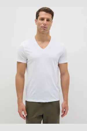 OVS OVS , T-shirt Da Uomo In Puro Cotone Bianca Regular Fit