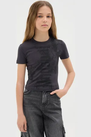 OVS T-shirt Da Ragazza In Cotone Elasticizzato Fitted, Bambina
