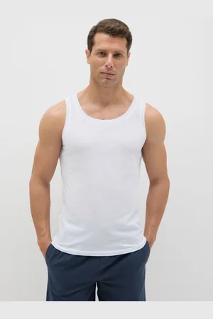 OVS OVS , Canotta Da Uomo In Puro Cotone Bianca Regular Fit