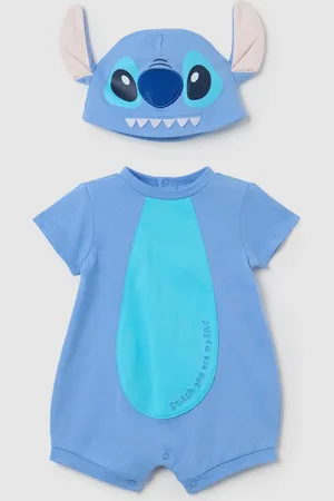 OVS Tutina Da Neonato In Puro Cotone Azzurra Con Scollo Rotondo, Unisex