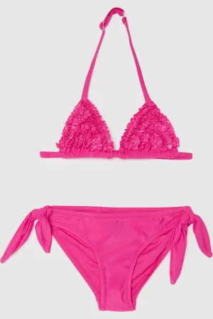 OVS Bikini Da Bambina In Misto Elasticizzato Con Ruches E Glitter