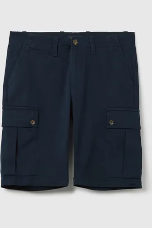 PIOMBO Bermuda Cargo Da Uomo In Cotone Elasticizzato Regular Fit