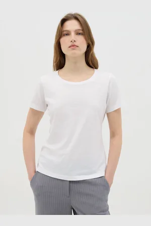 OVS OVS , T-shirt Da Donna In Puro Cotone Bianca Regular Fit