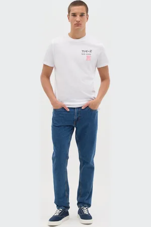 OVS OVS , T-shirt Da Uomo In Puro Cotone Bianca Regular Fit