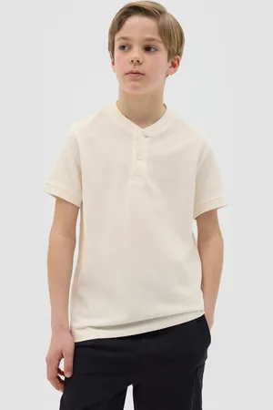 OVS Polo Da Ragazzo In Puro Cotone Bianca Regular Fit, Bambino