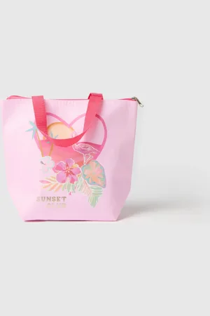 OVS OVS , Borsa Da Donna In Carta Con Stampa Tropicale