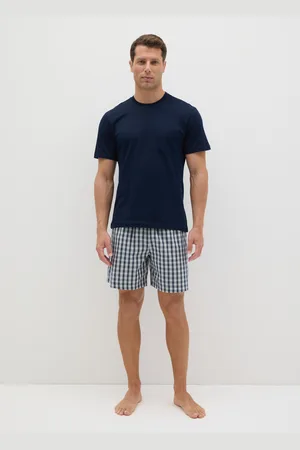 OVS OVS , Completo Pigiama Da Uomo In Puro Cotone Regular Fit Con Quadri