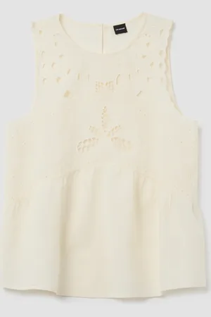 OVS Top Da Donna In Puro Cotone Regular Fit Con Ricami