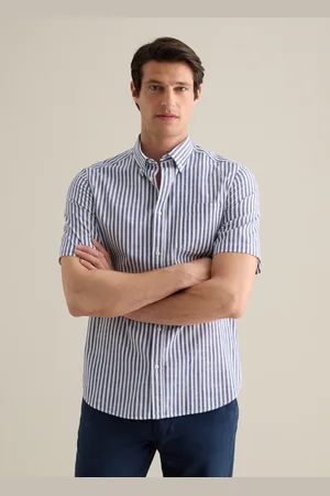 PIOMBO Camicia Da Uomo In Puro Cotone Regular Fit