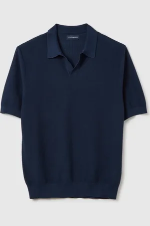 PIOMBO Maglia Polo Da Uomo In Puro Cotone Regular Fit
