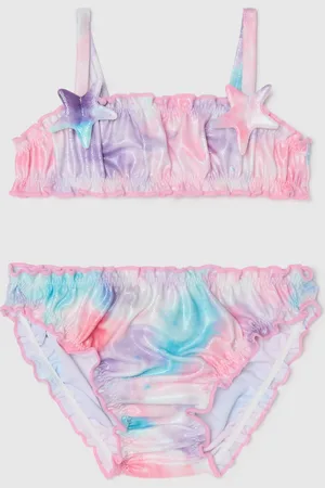 FAGOTTINO Costume Da Bagno Da Bambina In Tessuto Elasticizzato