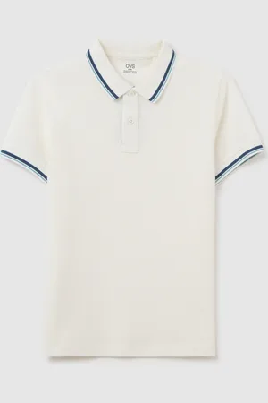 OVS Polo Da Bambino In Puro Cotone Bianca Regular Fit