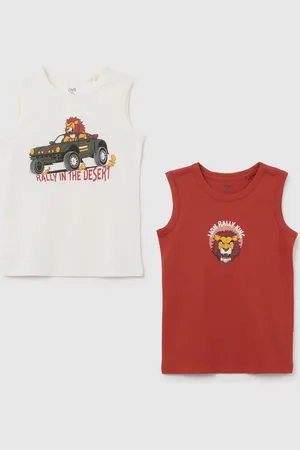 OVS Canotte Da Bambino In Puro Cotone Regular Fit Con Stampe