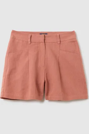 OVS Shorts Da Ragazze In Misto Cotone E Lino Regular Fit Con Tasche, Bambina