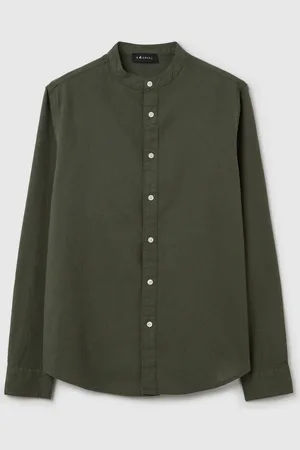 OVS Camicia Da Uomo In Cotone E Lino Regular Fit