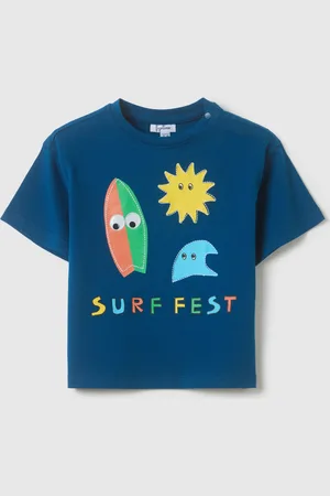 FAGOTTINO T-shirt Da Bambino In Puro Cotone Regular Fit Con Stampa